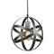Industrial Globe Pendant Light Antique Silver Kitchen island Lights